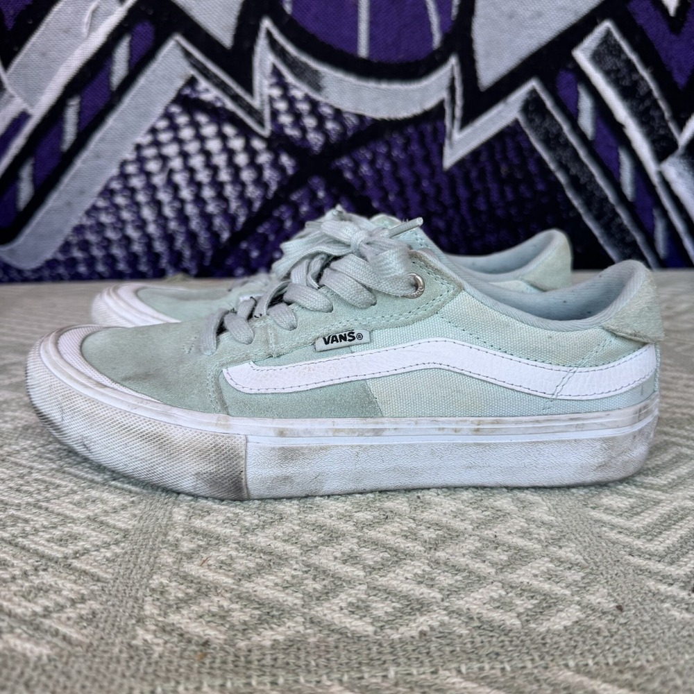 Size‎ 7 - VANS MEN'S OLD SCHOOL PRO SHOES MINT/WHITE UltraCush